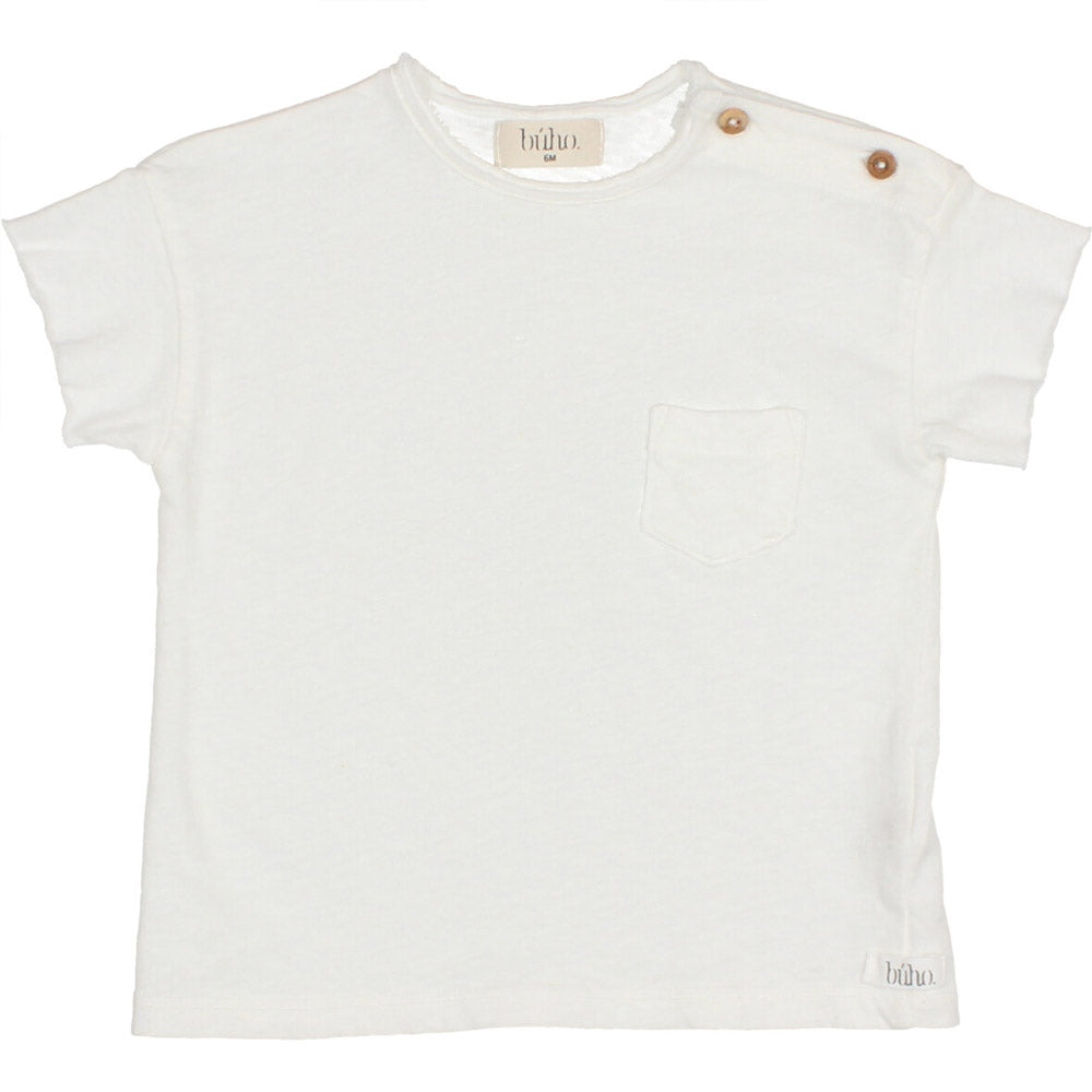 Baby Linen T-Shirt - White