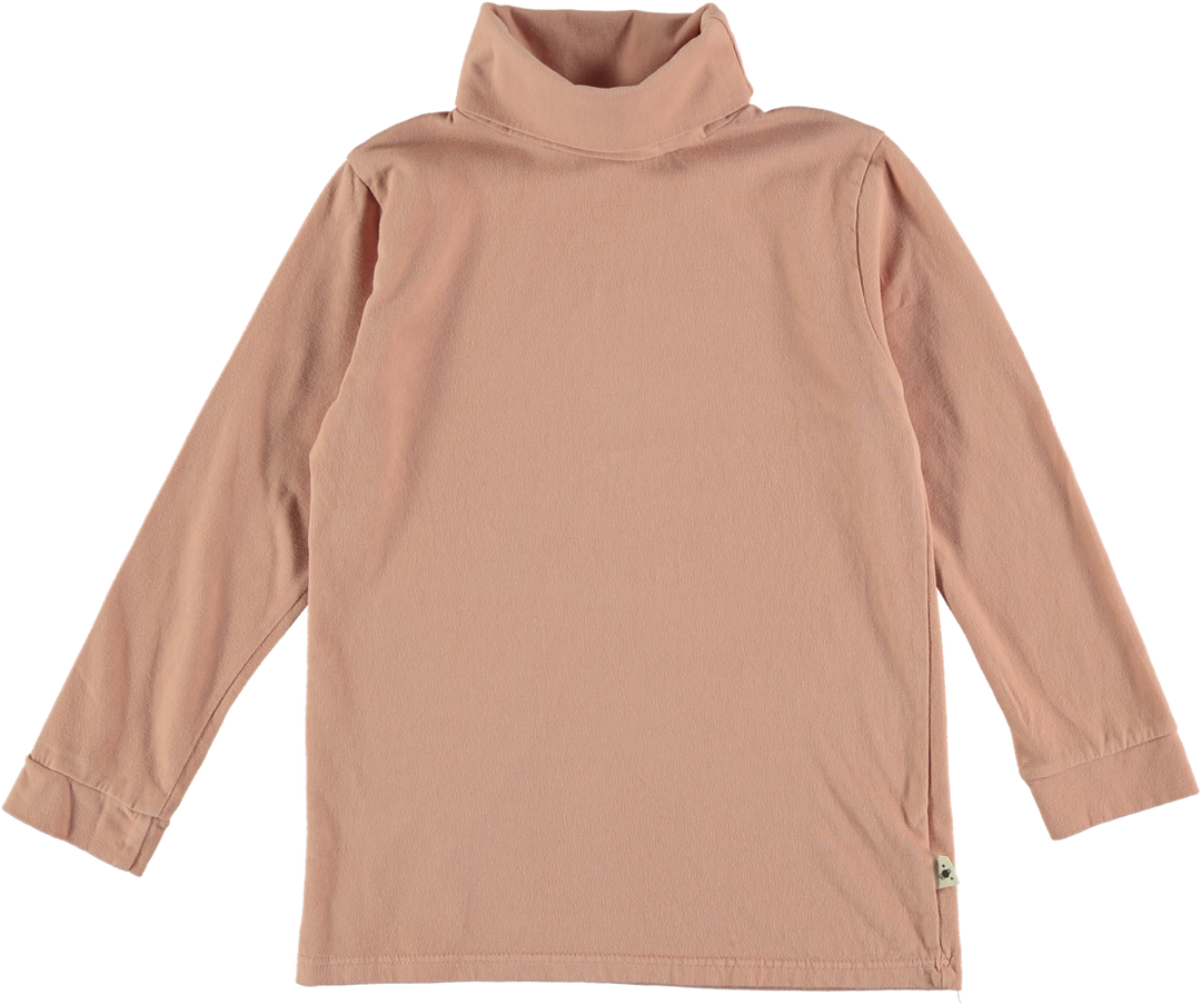 Organic Roll Neck Basic - Pink