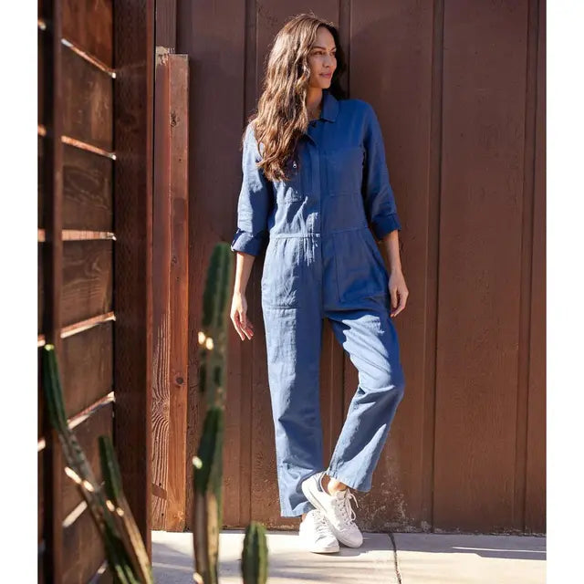 Station Jumpsuit - Deep Teal