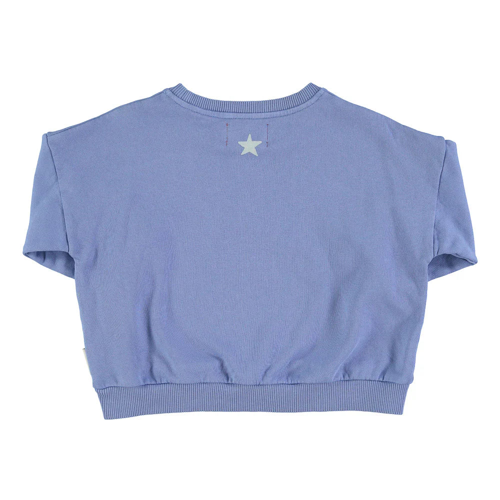 Baby Unisex Sweatshirt - Blue "Vida Bonita" Print