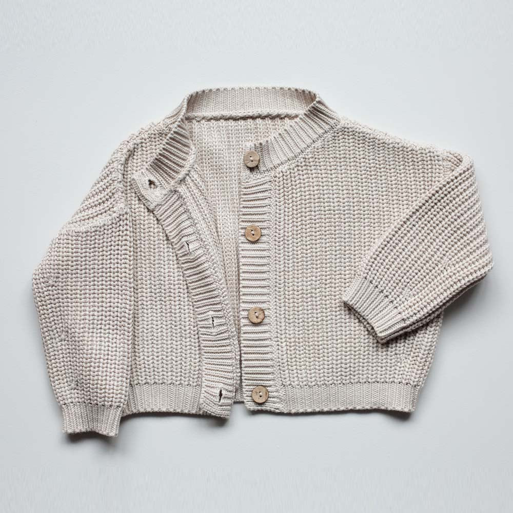 The Chunky Cardigan - Oatmeal