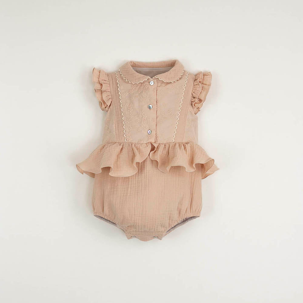 Organic Romper Suit - Pink