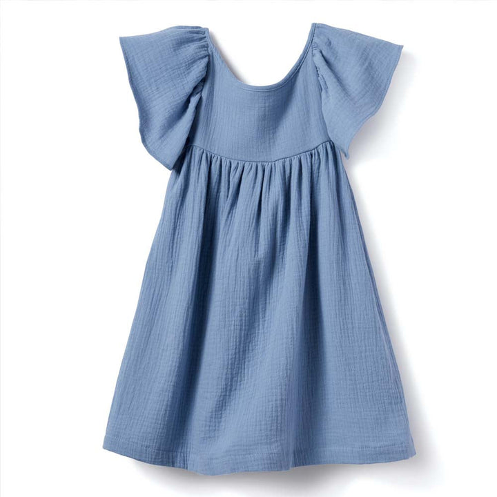 Penelope Dress - Dust Blue