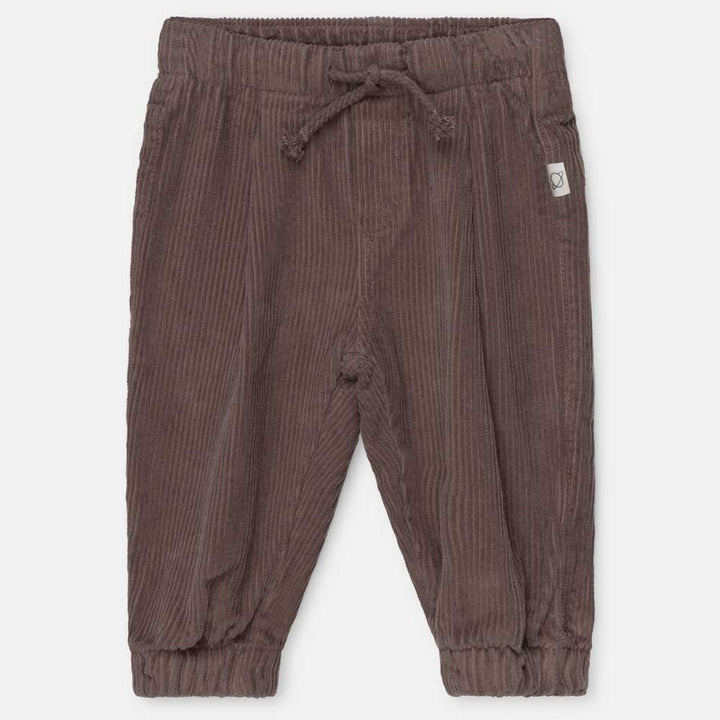 Organic Corduroy Baby Pants - Taupe