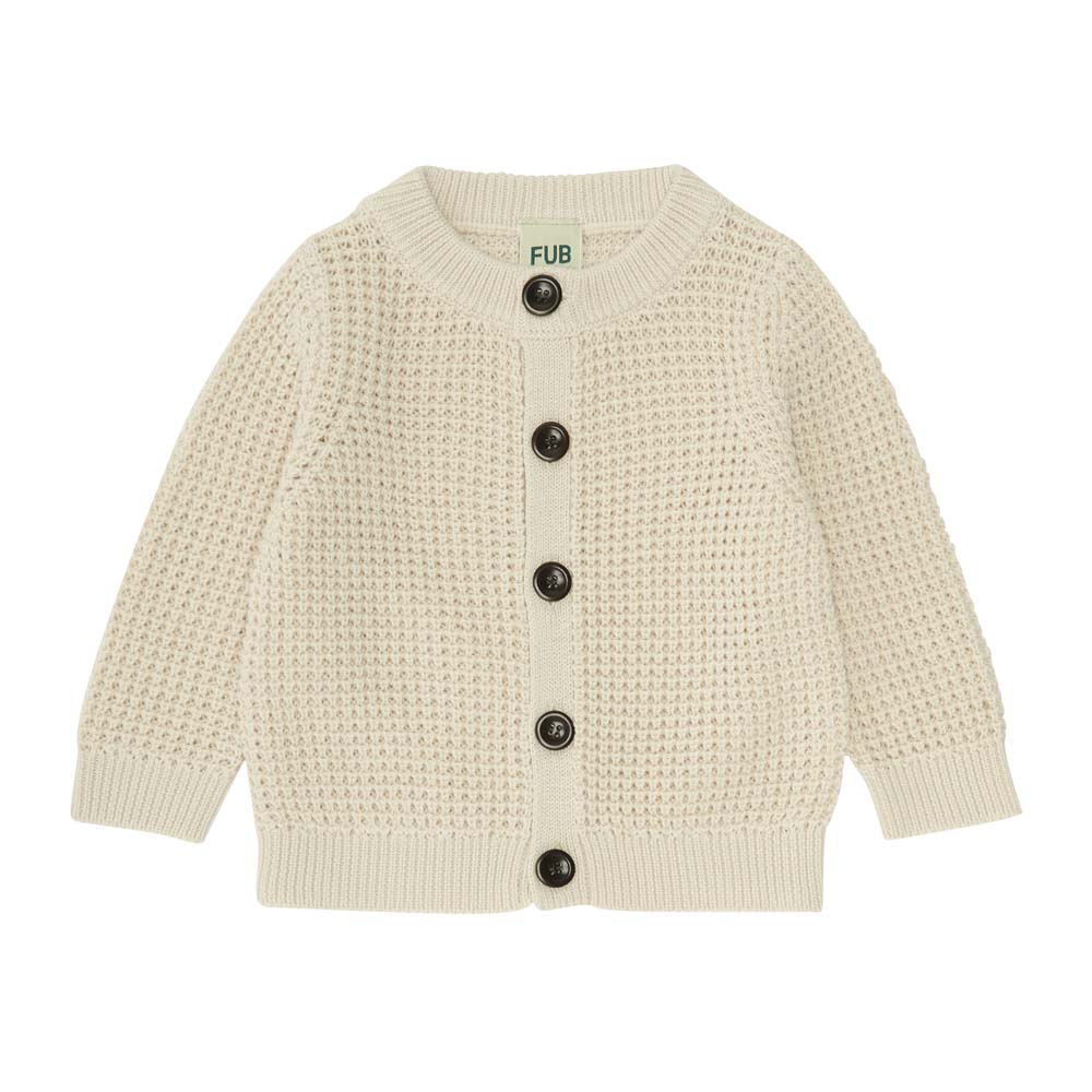 Baby Structure Cardigan - Ecru