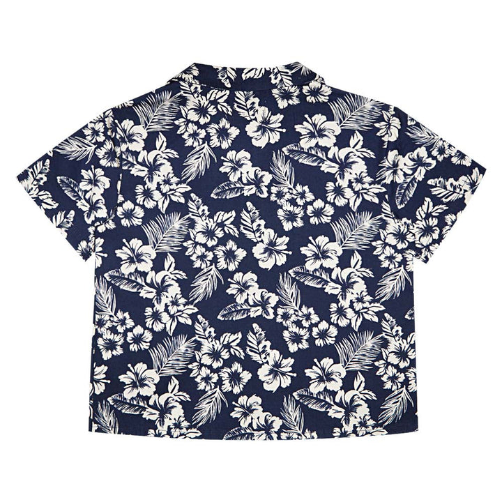 Boy Hibiscus Shirt - Hibiscus Print